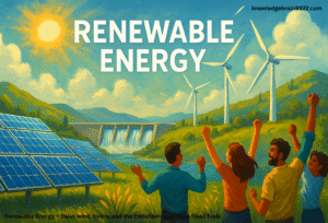Renewable energy: the Transformation, Solar, Wind, and Hydro Steer free of fossil fuels. 